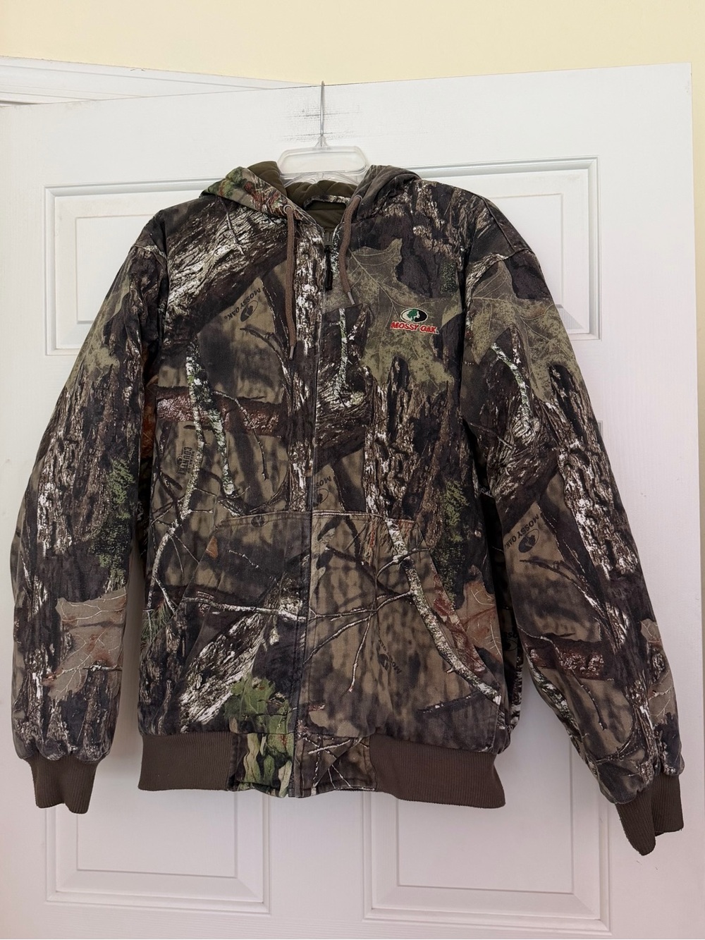 Mossy Oak Realtree Camo Camouflage Full Zip Quilted Jacket Coat Size Large L